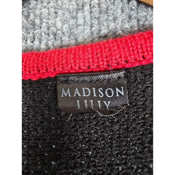 Madison Lilly Plaid Long Cardigan Women Open Front NO TAG SHOWN FITS AS XL - Picture 7 of 8